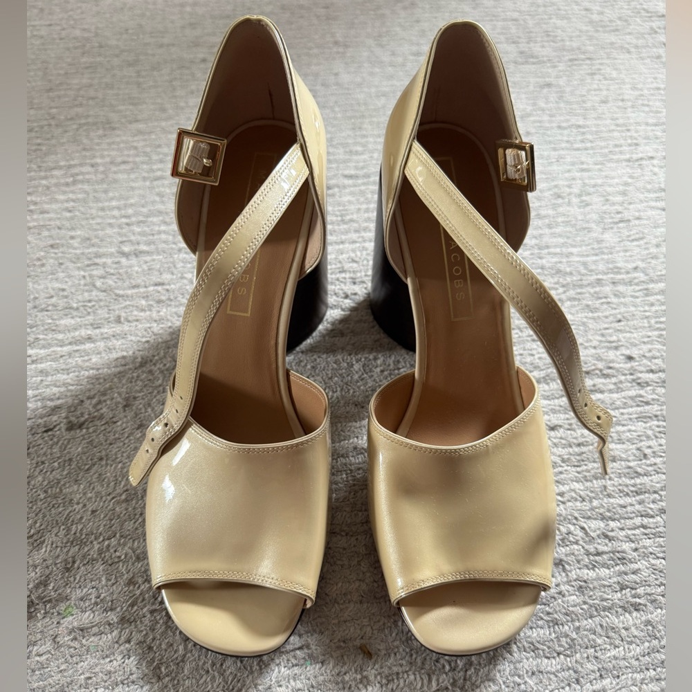 New, Marc Jacobs Beige and Black Women's Heels size 40.5